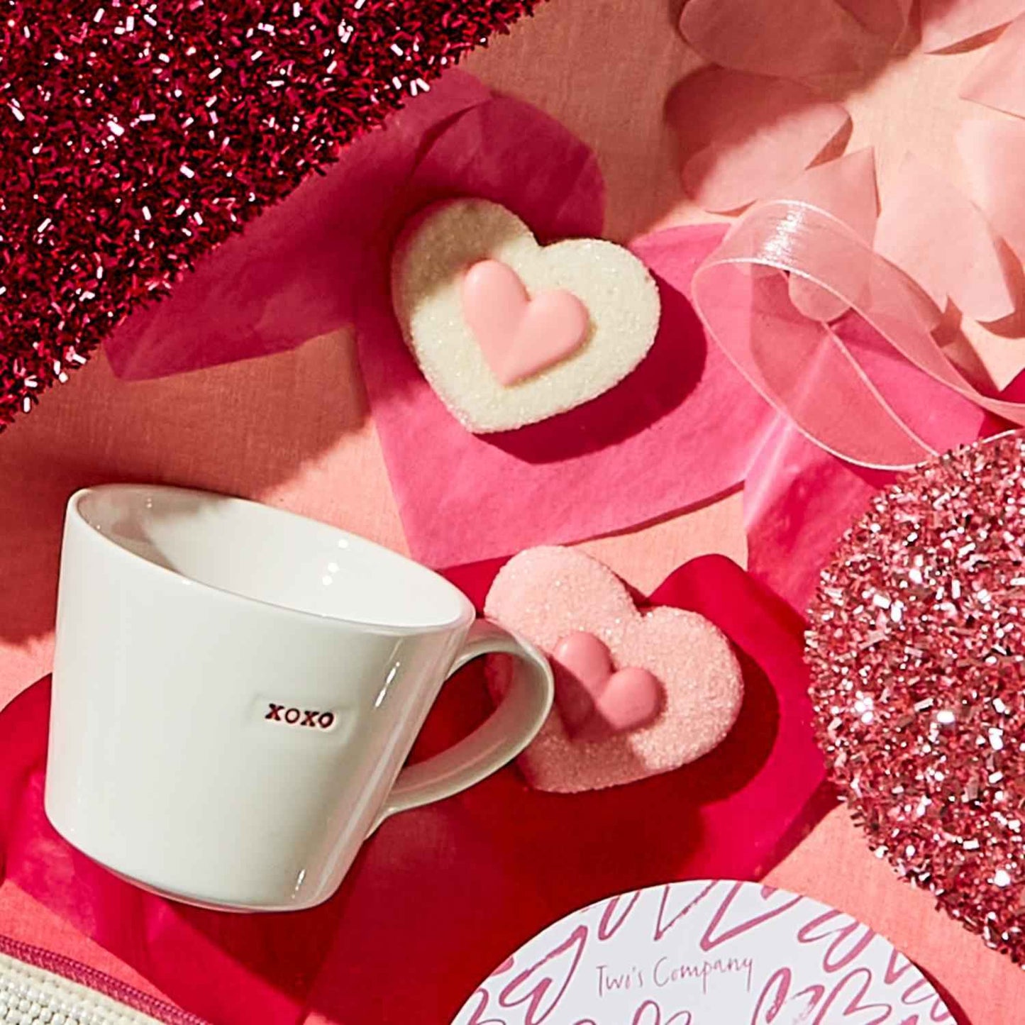 Sweet Hearts Marshmallow Candy in Gift Bag