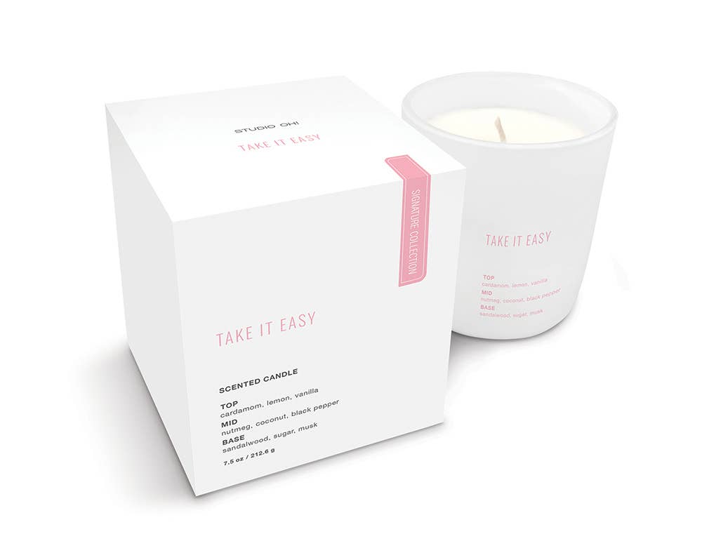 Take It Easy Signature Candle - Flair Flower Bar & Studio