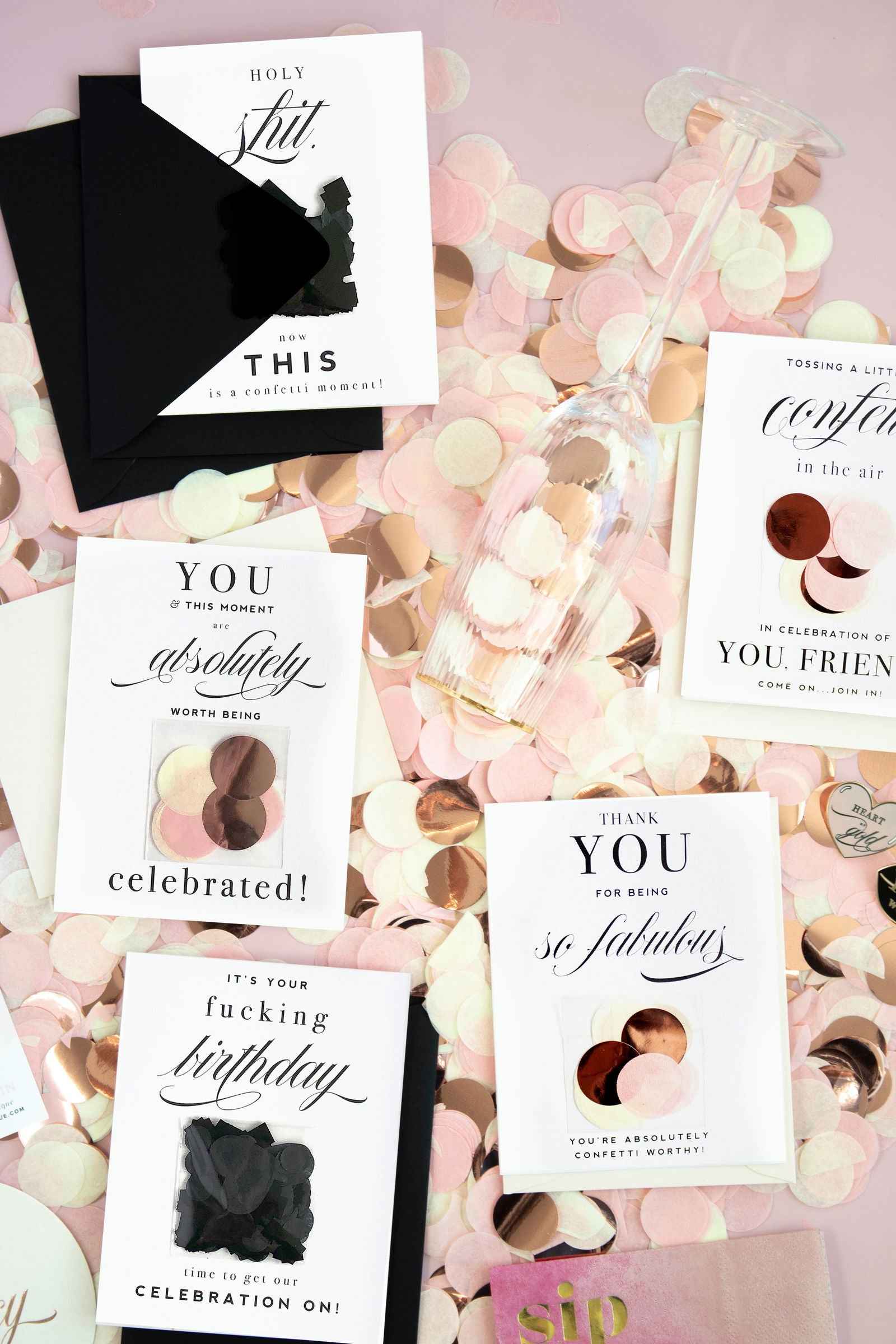 Thank You for Being So Fabulous - Confetti Greeting Card