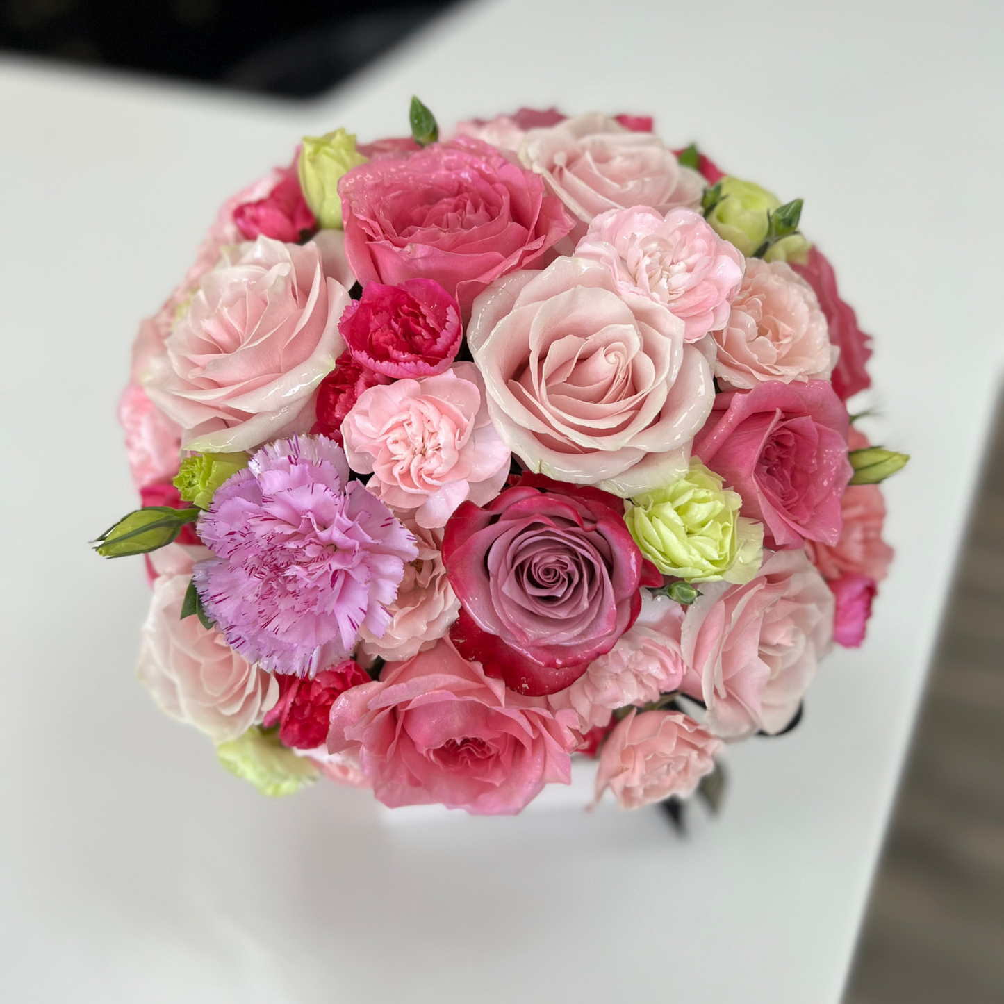 The Blush Bloom Box Arrangement - Flair Flower Bar & Studio