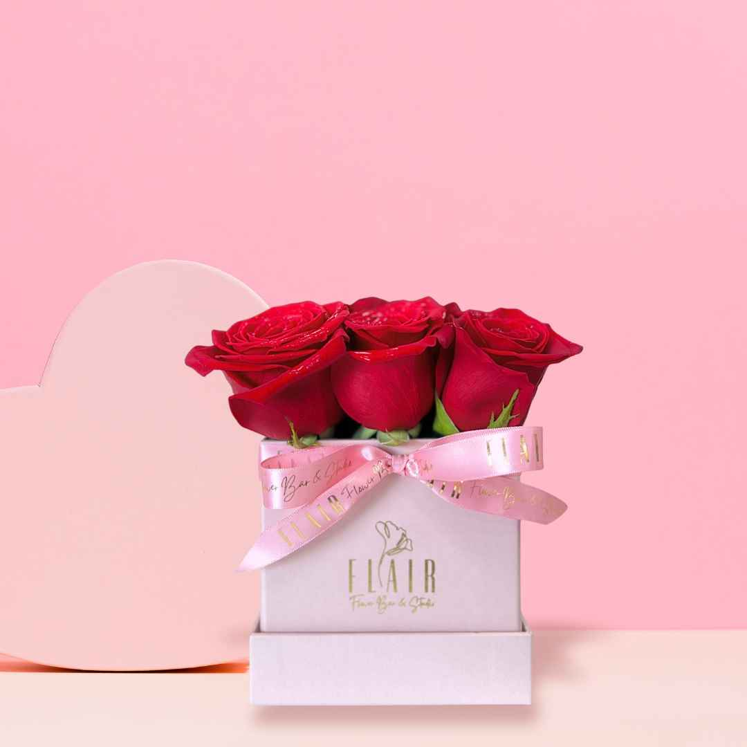 The Petite Rose Box Arrangement