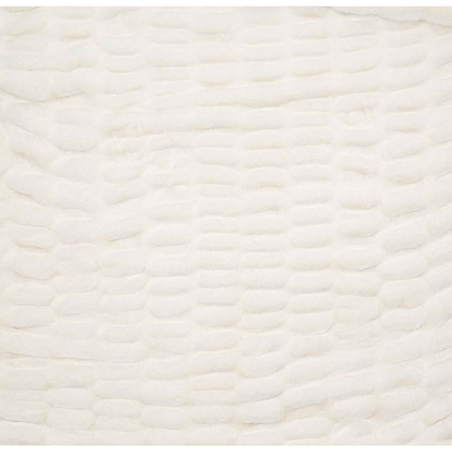Plush Luxe Faux Fur Throw – Snow White