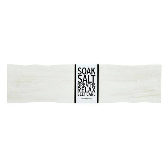 Wood Bath Board - White - Flair Flower Bar & Studio