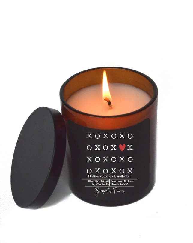 XOXO Heart Valentine's Soy Wax Candle - Valentines Gifts