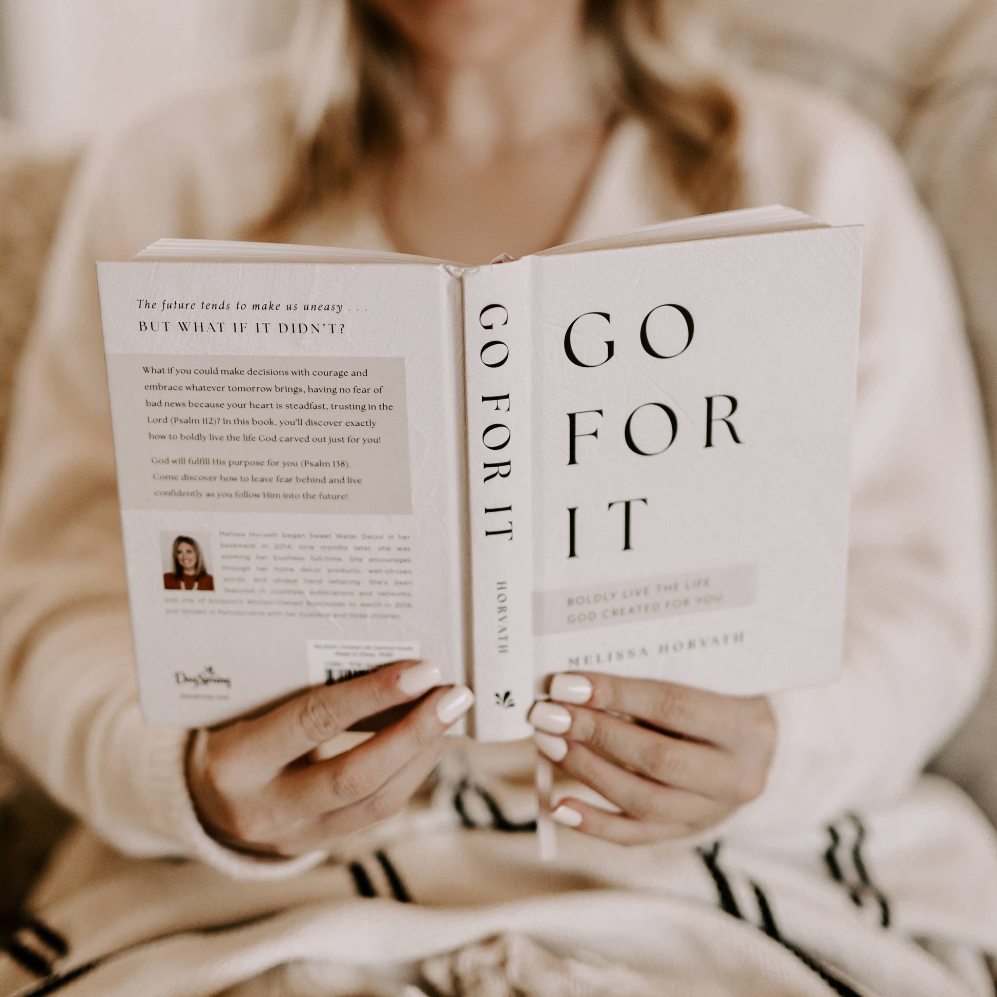Go For It: 90 Devotions to Boldly Live the Life God Created - Flair Flower Bar & Studio