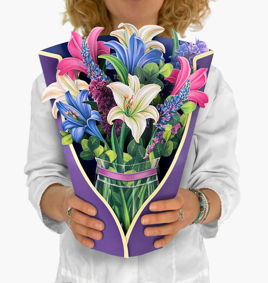 Lilies & Lupines by FreshCut Paper LLC
