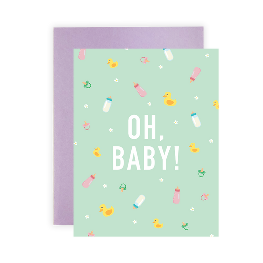 Oh, Baby! Greeting Card
