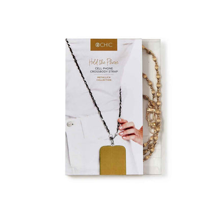 Hold The Phone - Metallic Crossbody Cell Phone Strap