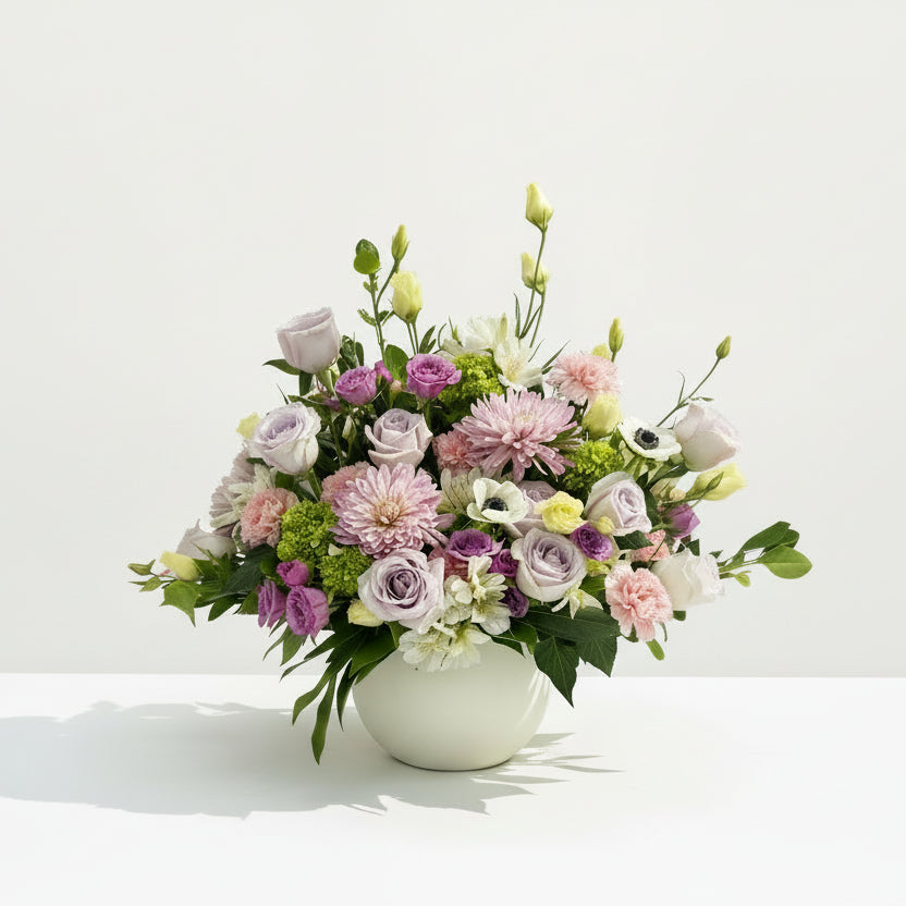 Funeral flower arrangement for local delivery in Cincinnati from Flair Flower Bar in Florence, Kentucky