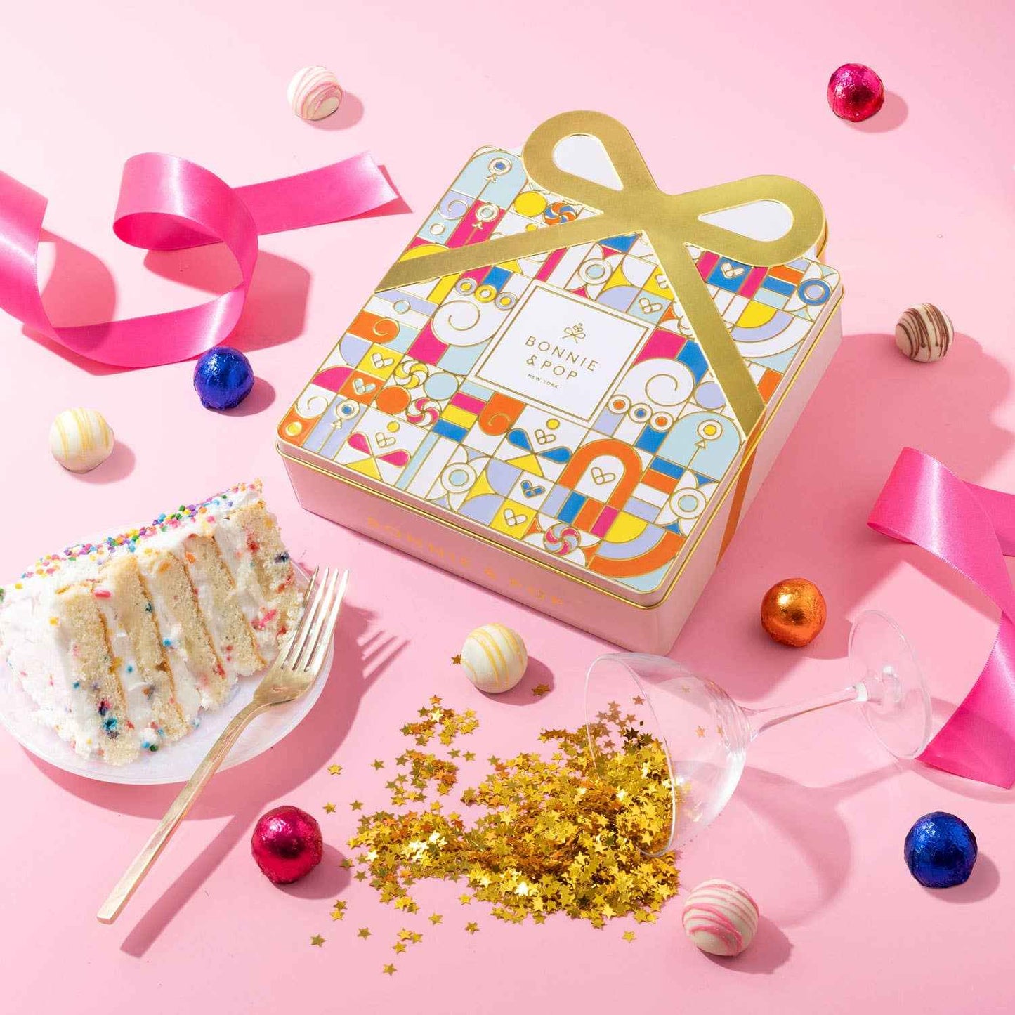 Happy Birthday Belgium Chocolate Gift Tin