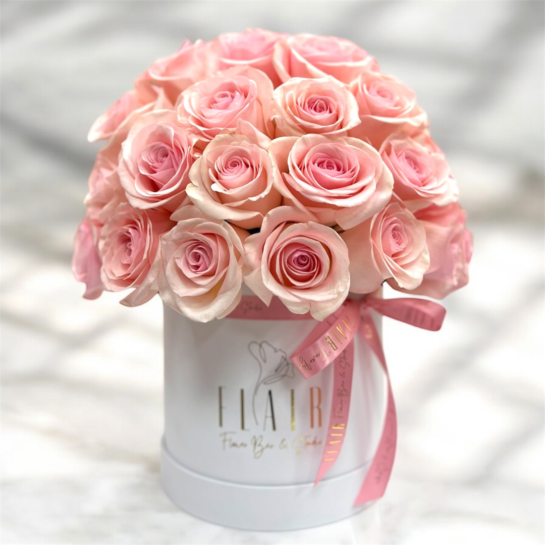 Signature Rose Box – Luxury Hat Box Arrangement