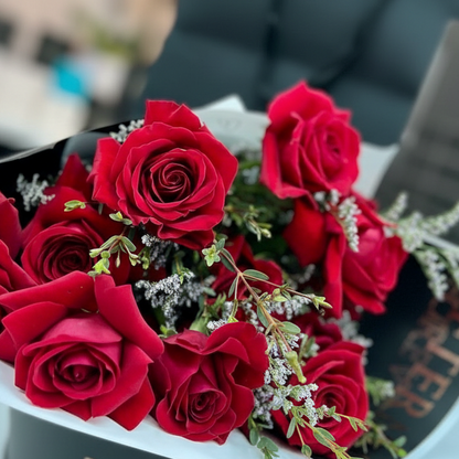 Dozen Red Rose Bouquet | Flair Flower Bar-Cincinnati-Florence-Northern Kentucky Delivery