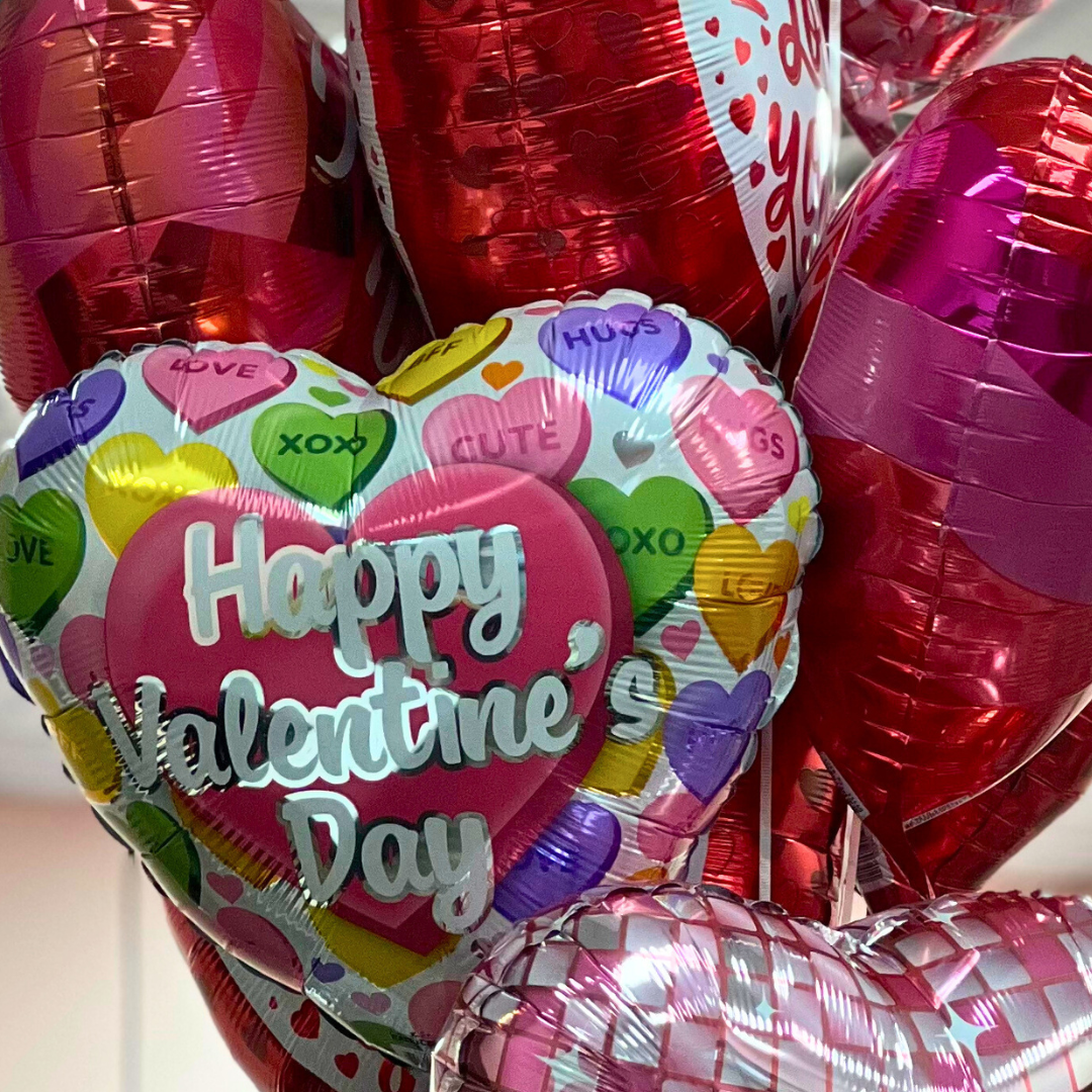 18 Inch Valentine Mylar Helium Balloons