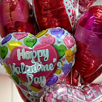 18 Inch Valentine Mylar Helium Balloons - Flair Flower Bar & Studio - Cincinnati - Northern Kentucky - Florence