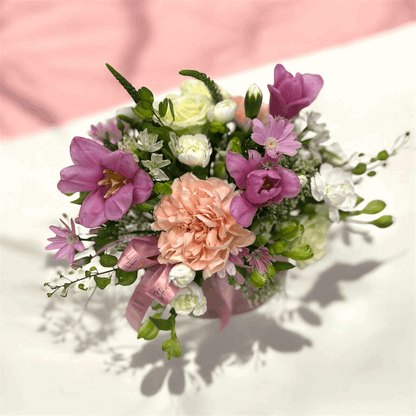 Tea Time in Bloom – Designer’s Choice Teacup Arrangement