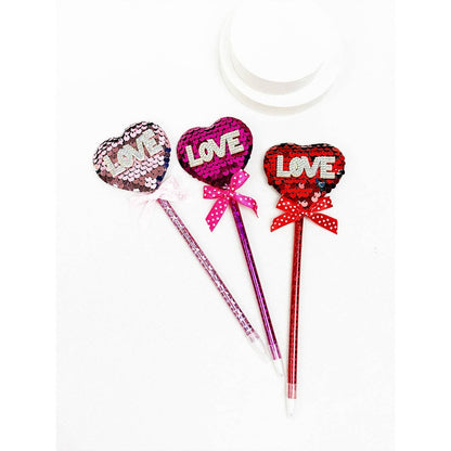 Sparkly LOVE Heart Pen | Valentine's Gift Add-On - Flair Flower Bar & Studio