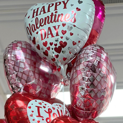 18 Inch Valentine Mylar Helium Balloons - Flair Flower Bar & Studio - Cincinnati - Northern Kentucky - Florence