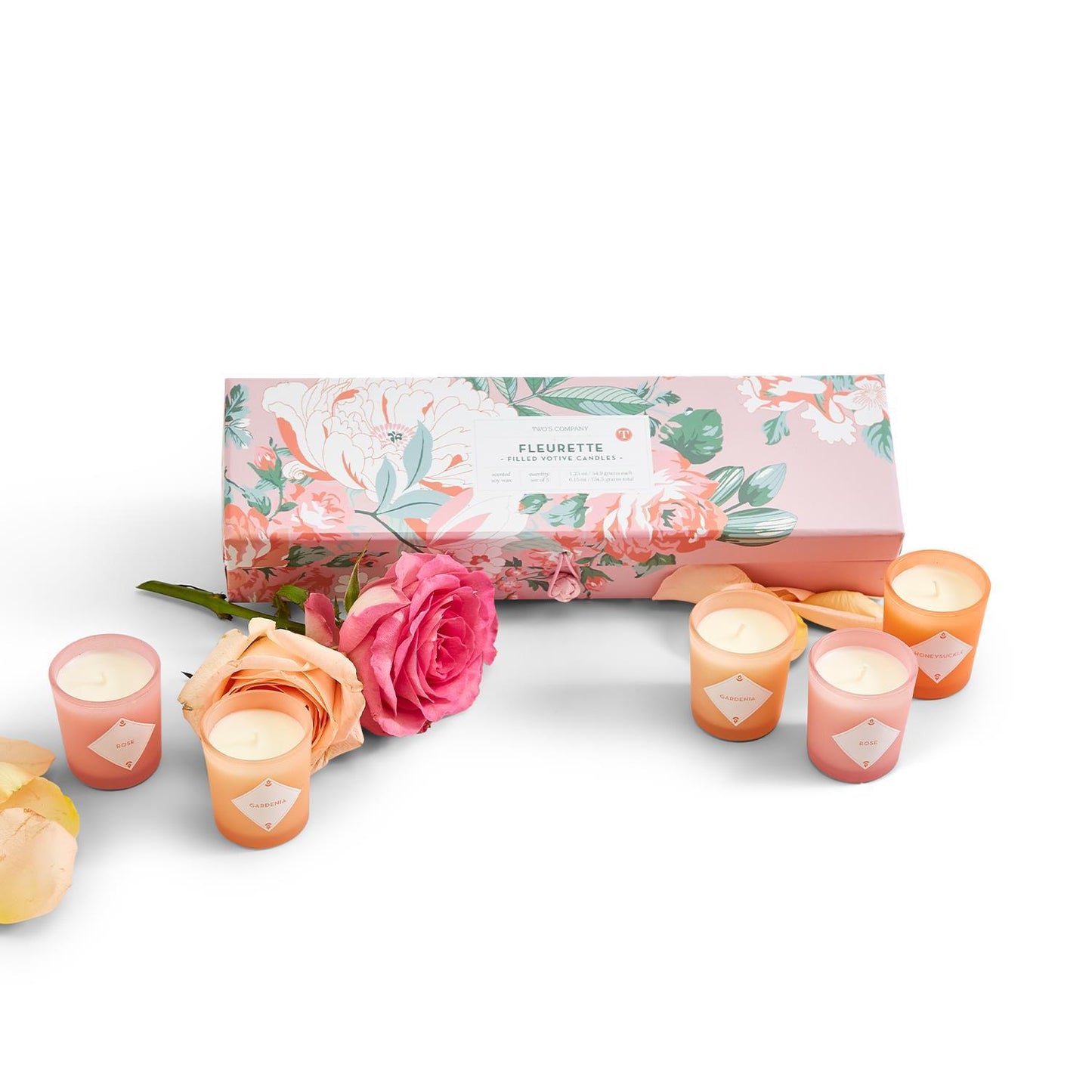 Fleurette Scented Candles in Gift Box