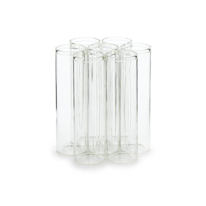Glass Tube Flower Vases – Handcrafted Bud Vase Arrangement in Gift Box