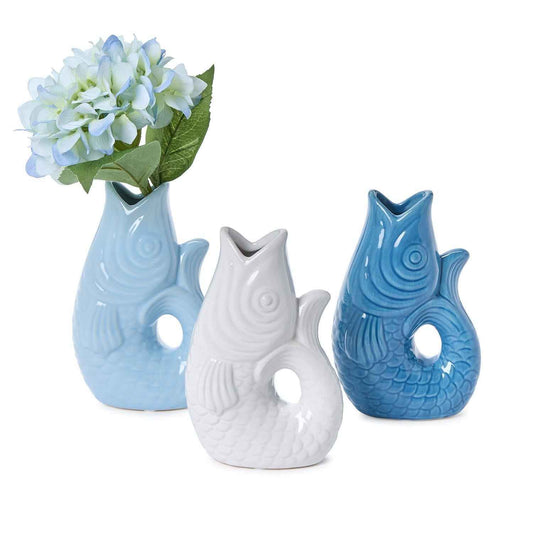 Charming Ceramic Fish Vase
