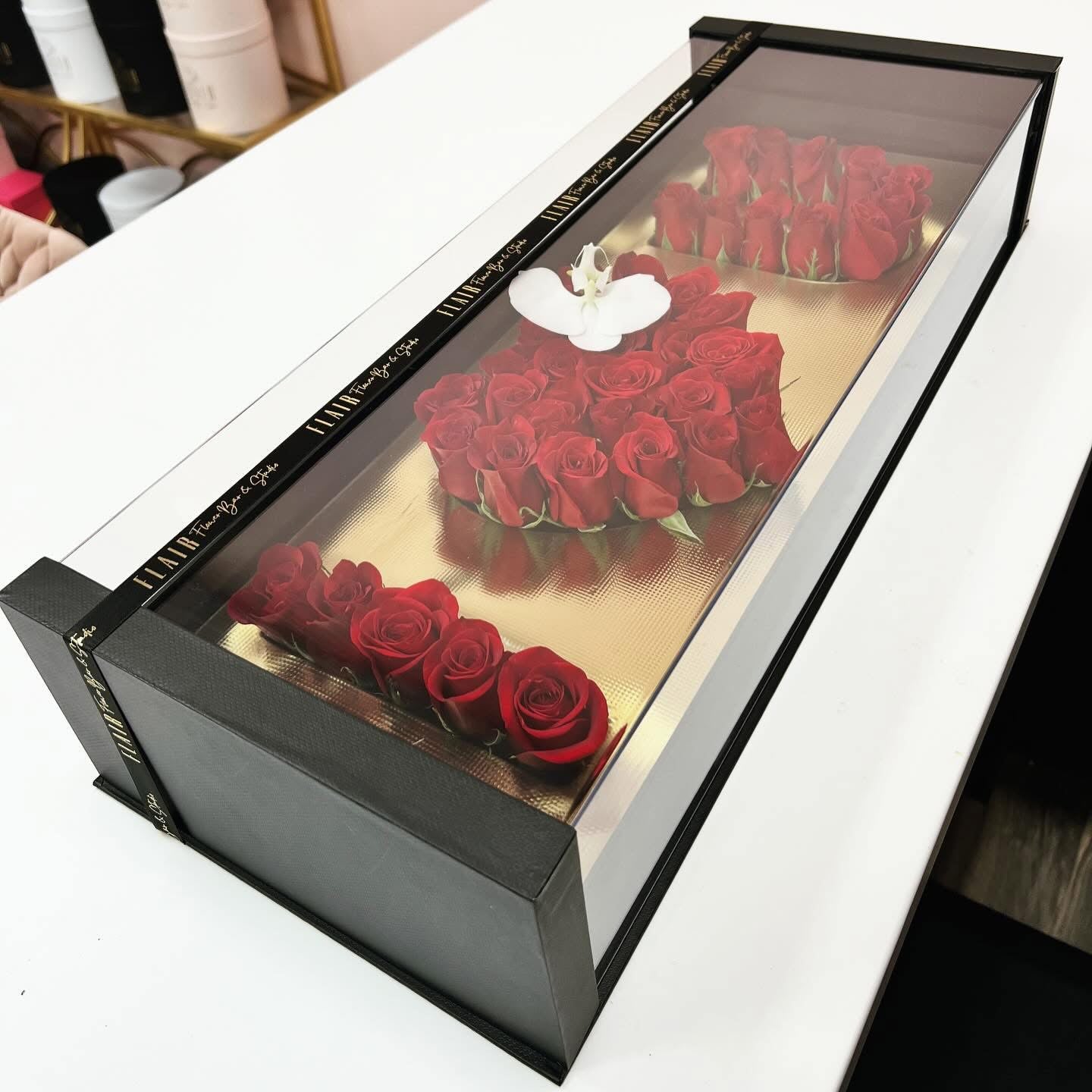 The I love you - "I ♥ U" Rose Box