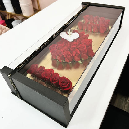 The I love you - "I ♥ U" Rose Box