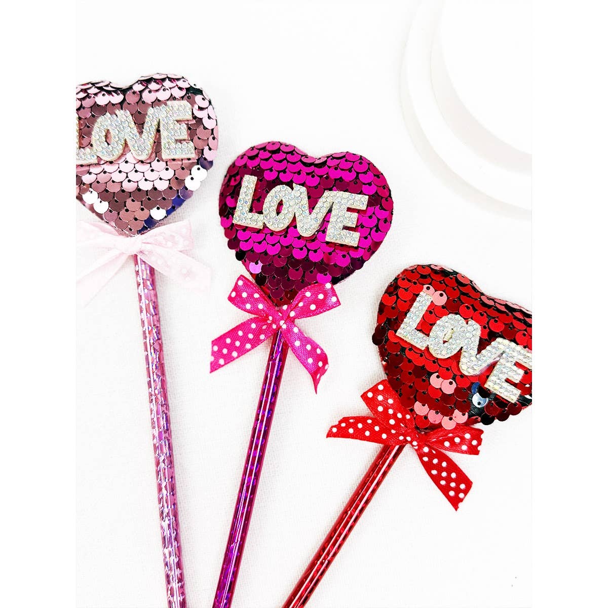 Sparkly LOVE Heart Pen | Valentine's Gift Add-On - Flair Flower Bar & Studio