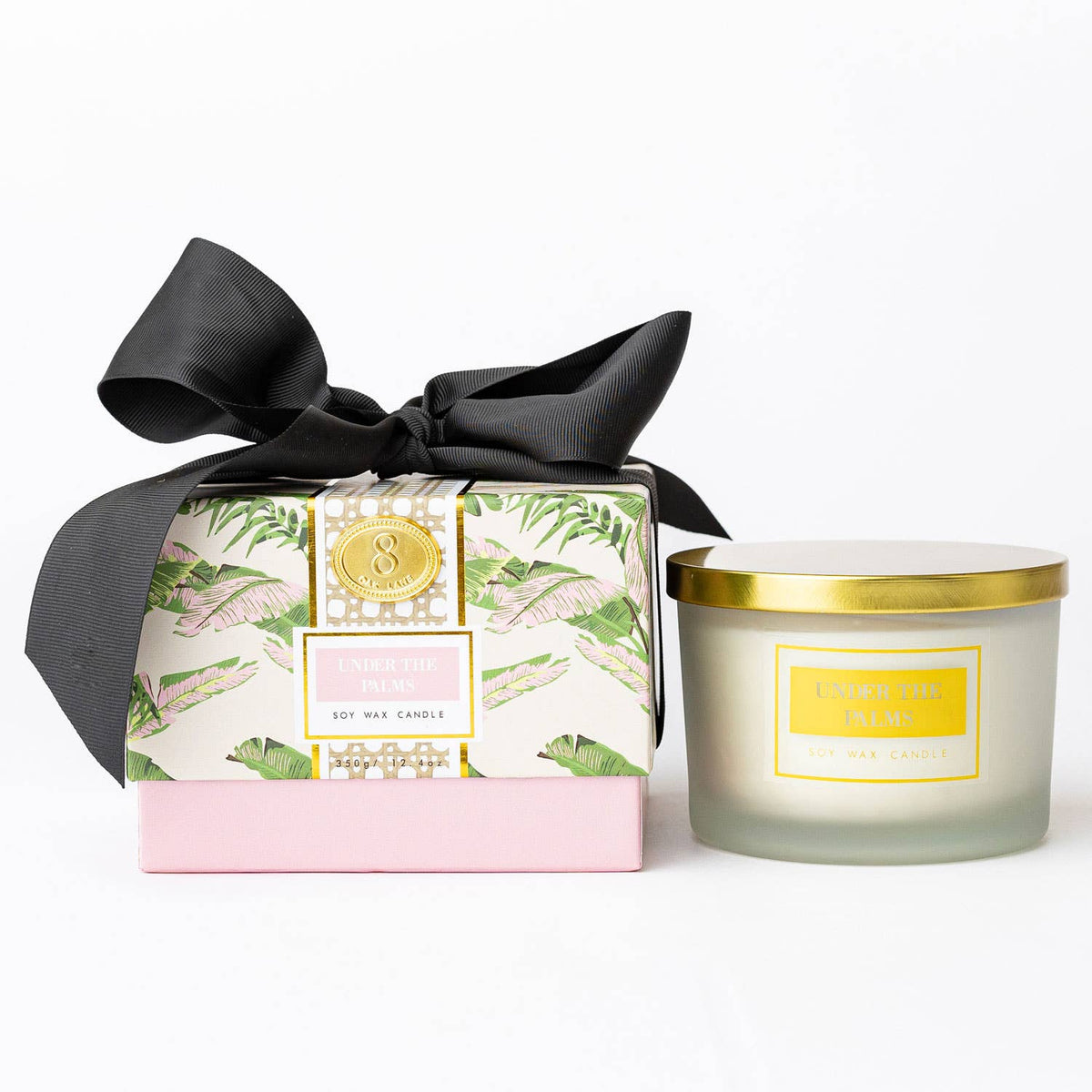 Under the Palms 3-Wick Soy Candle, Boxed
