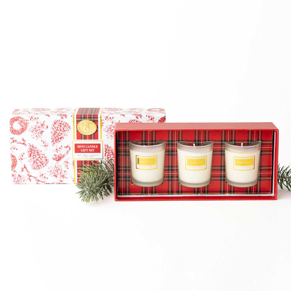 Festive Spice 3-Piece Soy Candle Gift Set