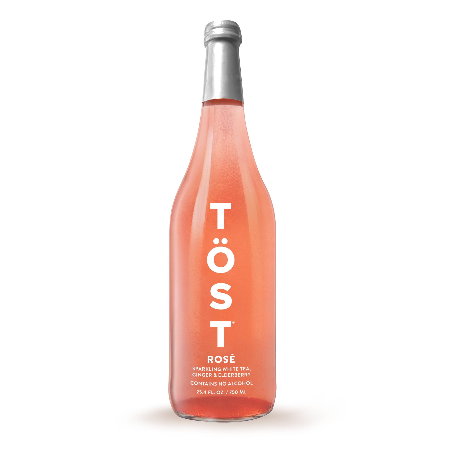 Bottle of Töst Rosé on a white background add on to flower delivery order in Florence, Kentucky 