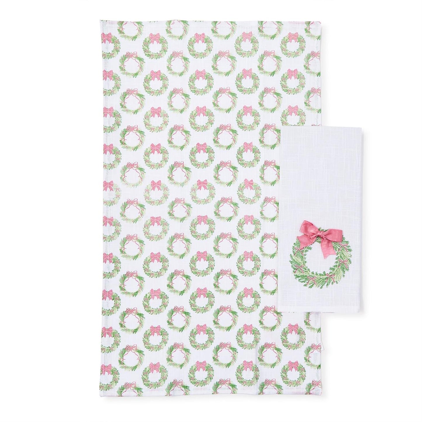 Bow-tiful Holiday Dishtowel Set – Tree & Wreath Designs