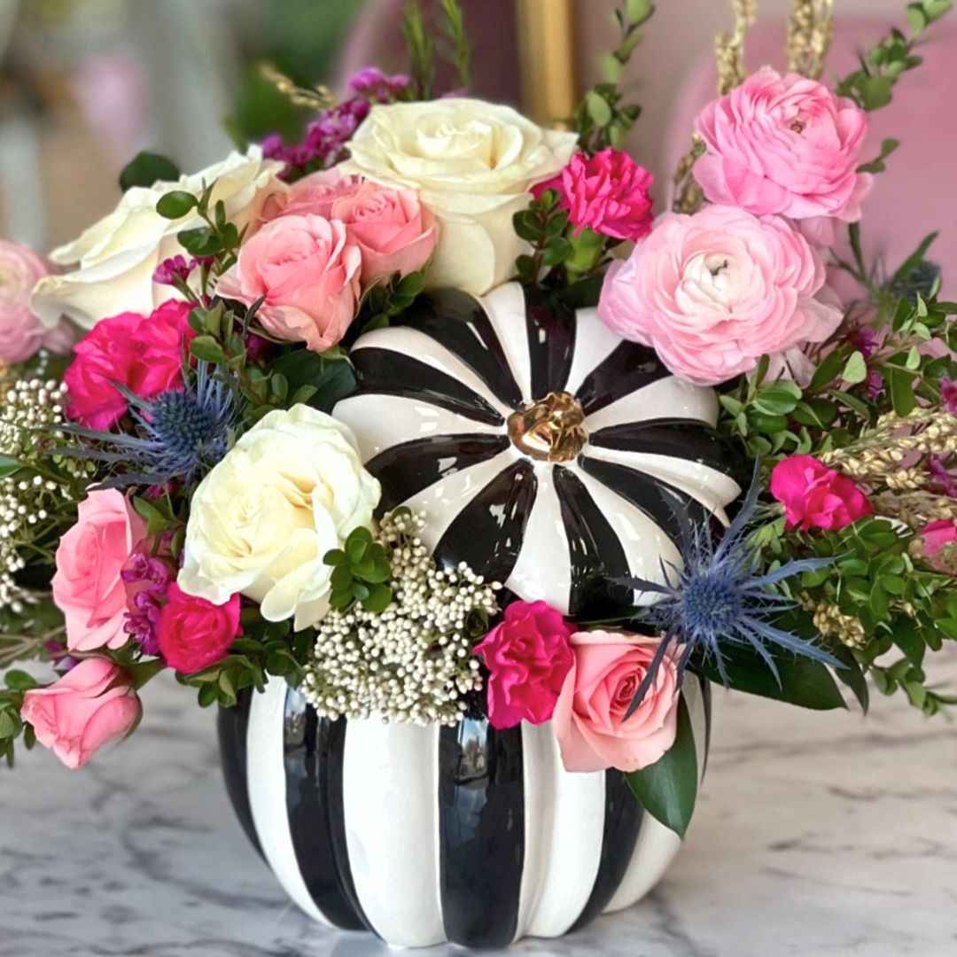 Autumn Flair Pumpkin Centerpiece