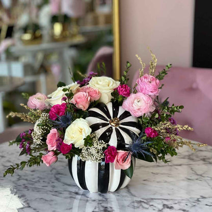 Autumn Flair Pumpkin Centerpiece