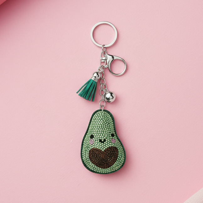 Avocado Keychain
