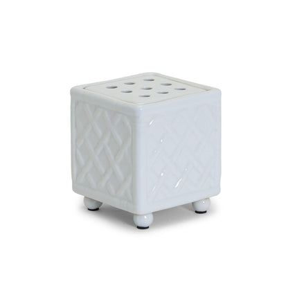 Bamboo Pattern Square Flower Arranger - Flair Flower Bar & Studio