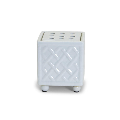 Bamboo Pattern Square Flower Arranger - Flair Flower Bar & Studio