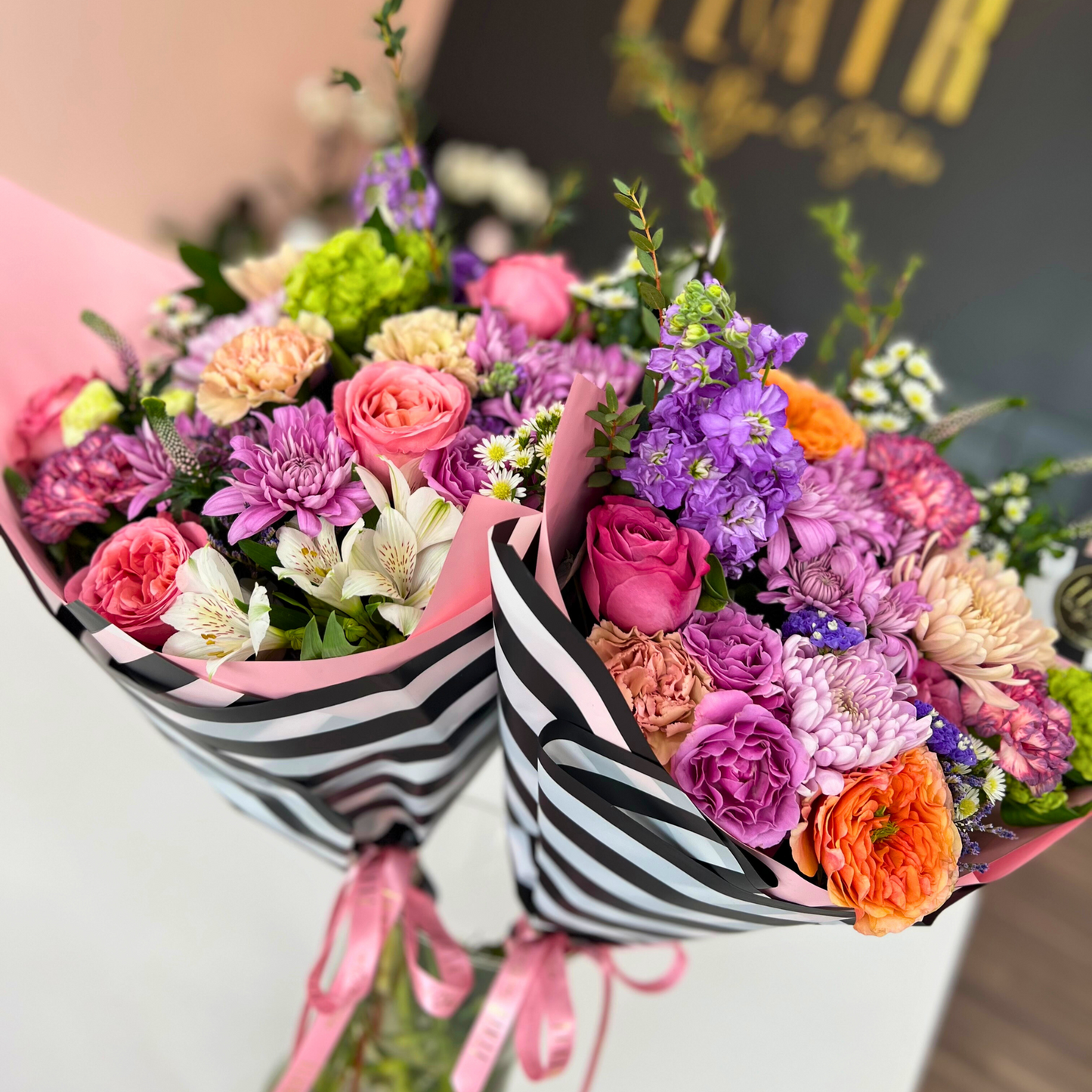 Blooming Bliss Bouquet Wrap - Flair Flower Bar & Studio
