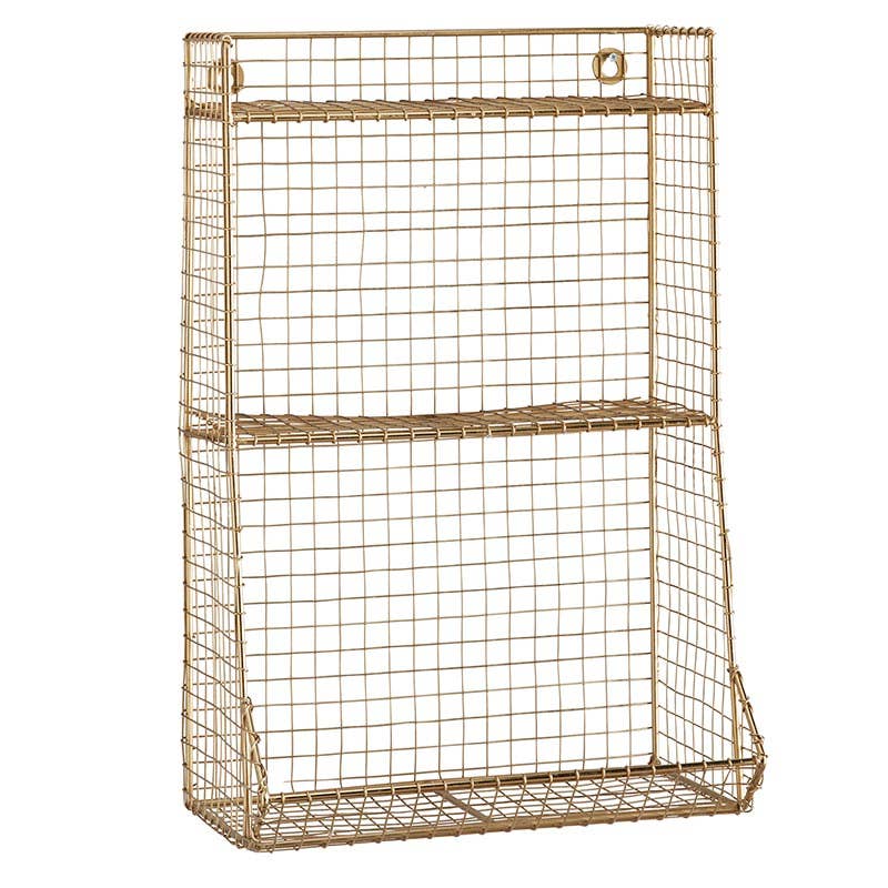 Brass Plating Wall Shelves - Flair Flower Bar & Studio