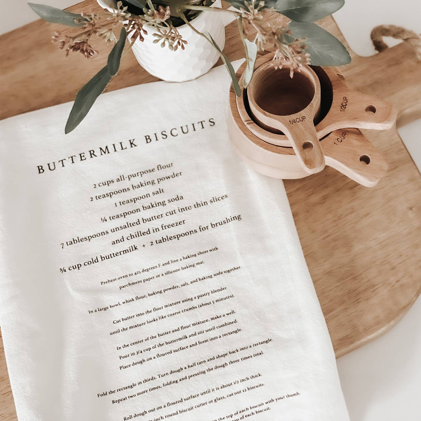 Buttermilk Biscuits Hand Towel - Flair Flower Bar & Studio