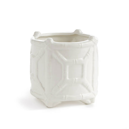 Chinoiserie Round Cachepot Small Planter - Flair Flower Bar & Studio