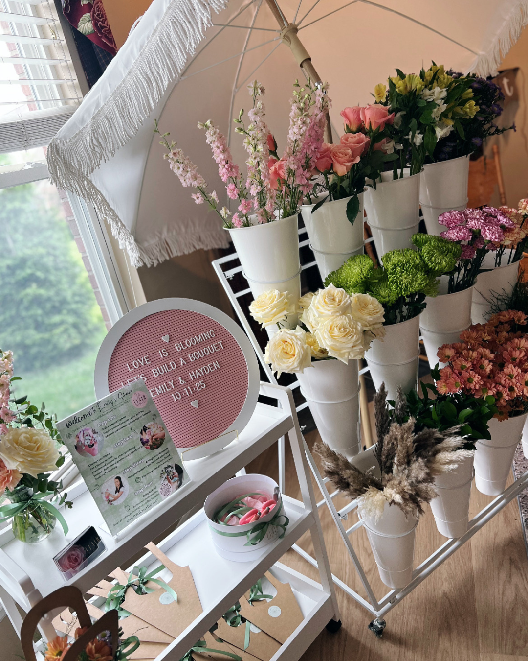 Cincinnati Flower Bar Rentals and Events - Flair Flower Bar & Studio