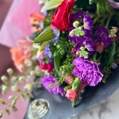 Classic Hand Tied Flair Flower Bouquet - Flair Flower Bar & Studio