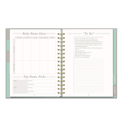 Countdown to Baby Undated Pregnancy Planner - Flair Flower Bar & Studio