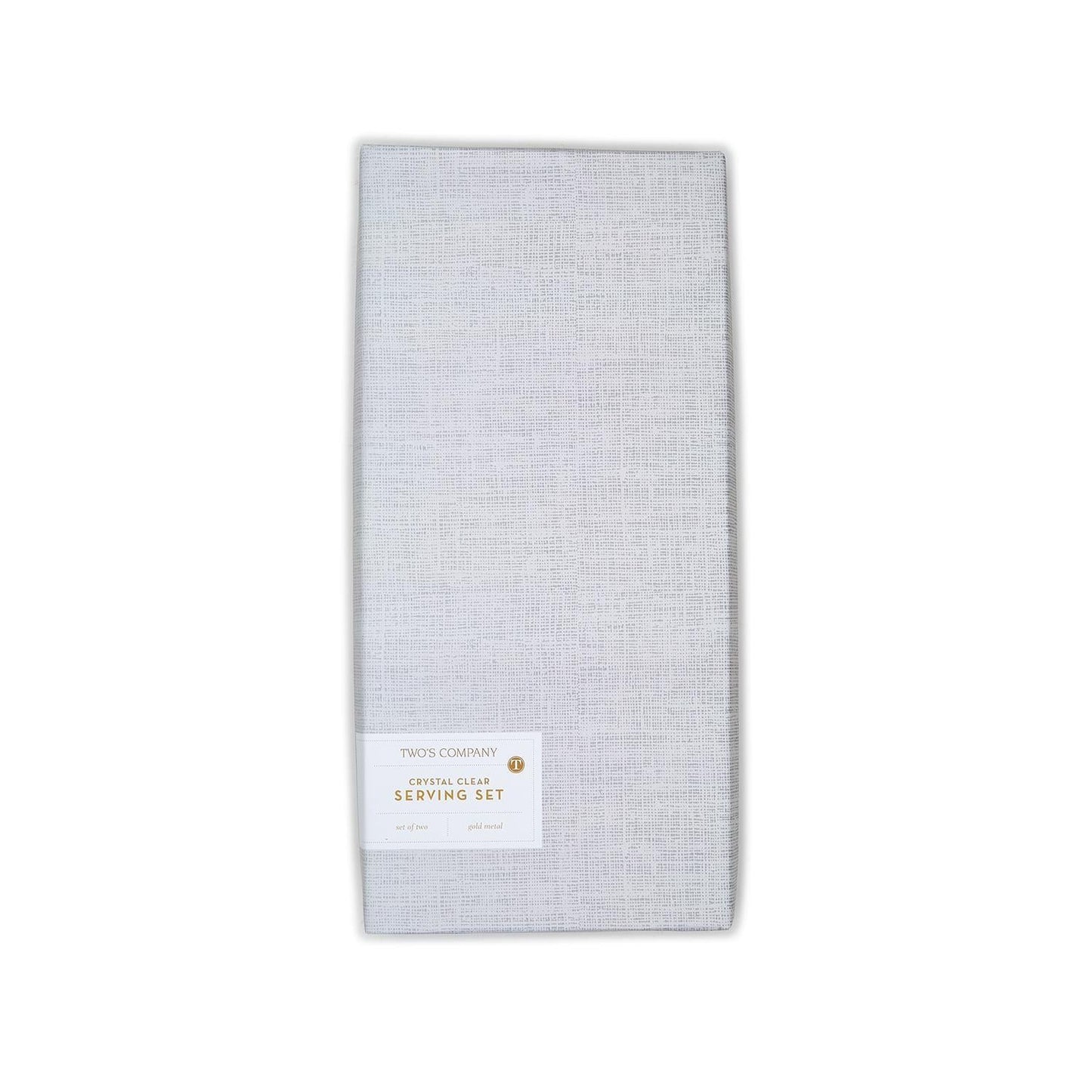 Crystal Clear Servers in Gift Box - Flair Flower Bar & Studio