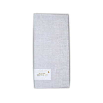 Crystal Clear Servers in Gift Box - Flair Flower Bar & Studio