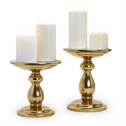 Decorative Pedestal Centerpieces with Removeable Mirror Insert