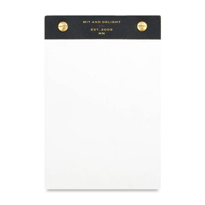 Desktop Notepad - Black - Flair Flower Bar & Studio