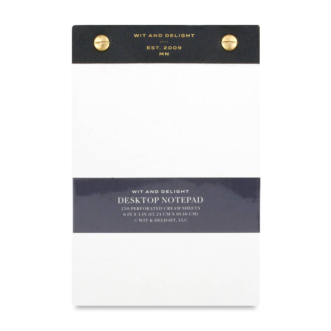 Desktop Notepad - Black - Flair Flower Bar & Studio