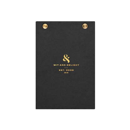 Desktop Notepad - Black - Flair Flower Bar & Studio