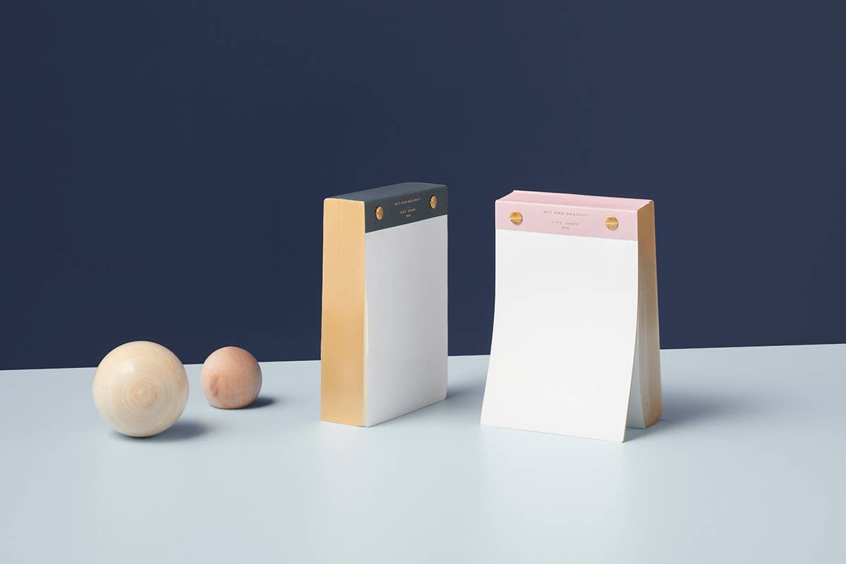 Desktop Notepad - Pink - Flair Flower Bar & Studio